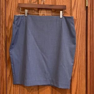 Banana Republic 20” blue skirt